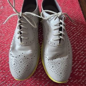 Women Gray Leather Shoes